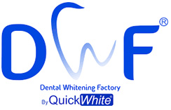 Logotipo de Dental Whitering Factory - By QuickWhite
